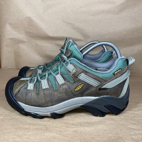 Keen Targhee II Hiking Shoes Mens Size 9 Waterproof Leather Trail Outdoor - Picture 1 of 11